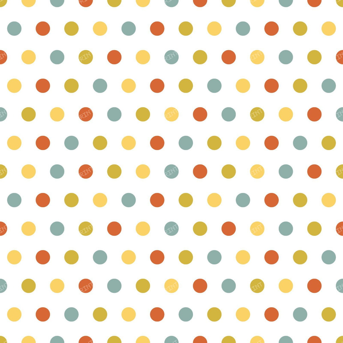 Colorful Polka Dots, Polka Dot Pattern, Dots, Dotted