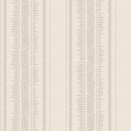 Betsy   French Provincial Leaf Stripe   Cream & Pale Beige