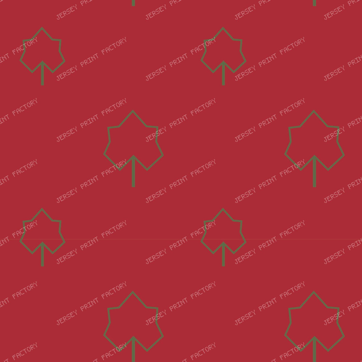 Grapevine Deco Leaf Block Sage (S) — Red