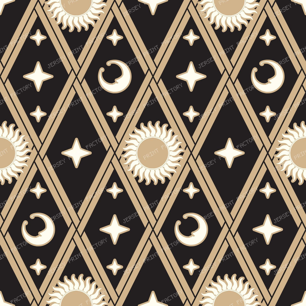 Astro-Harlequin Diamond Bold - Midnight Hearth — Solar Corona