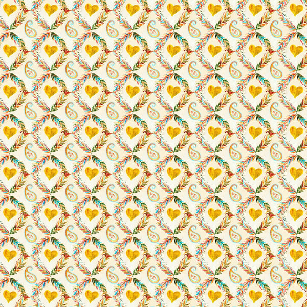Sweetheart Boho Trellis -  Cream