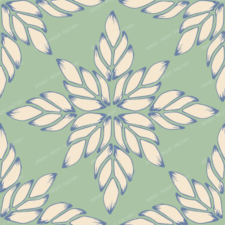 Flora Mandalas Green