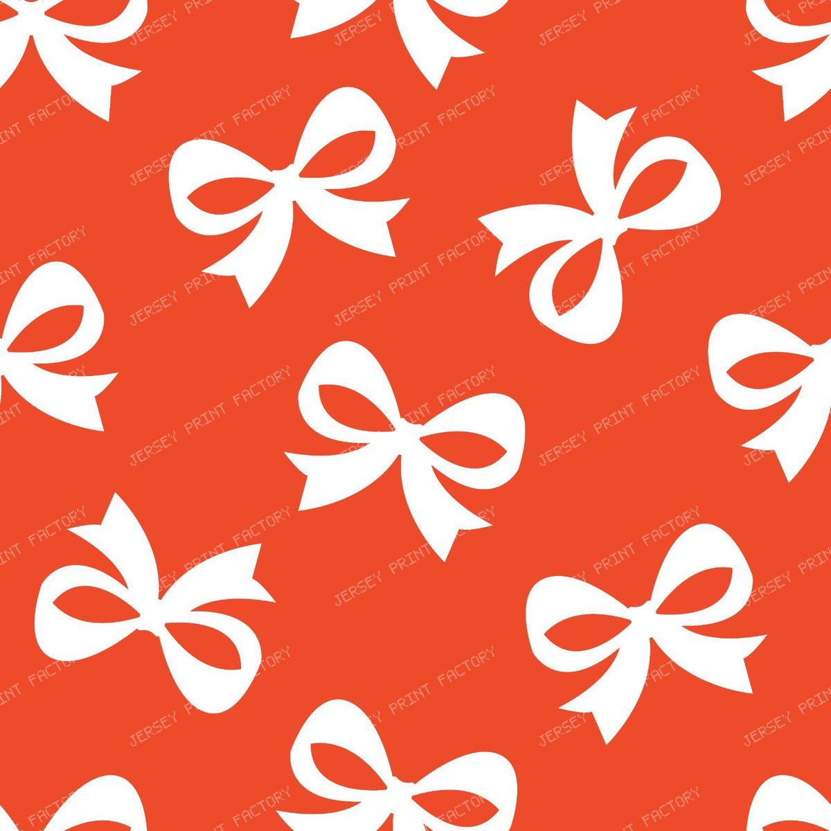 Bow Pattern, Coquette Bow, Ribbon Bow, Cute Bow, White Bow, Black — Red 1