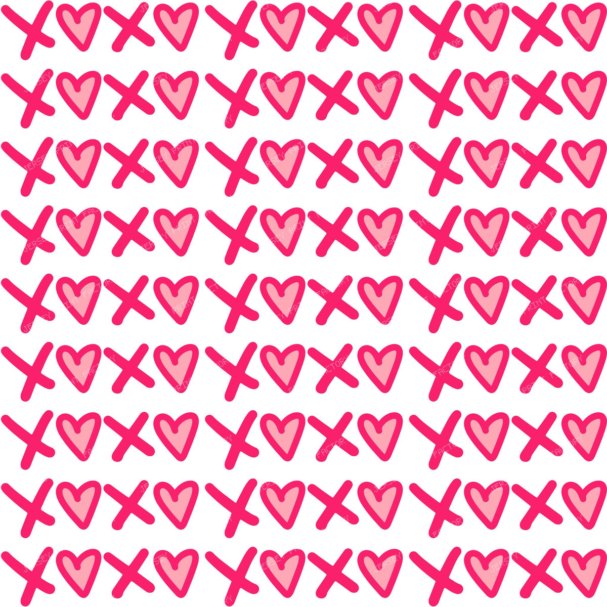 XOXO With Hearts 1