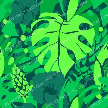 Maui at Midnight in Neon Green Jungle