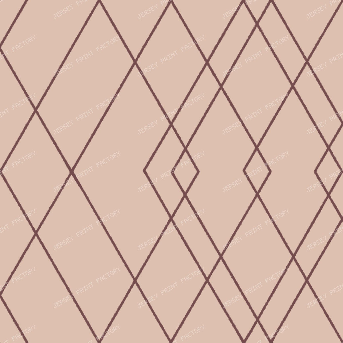 Art Deco Dimond Windowpane Geometric in Blush pink and Burgundy
