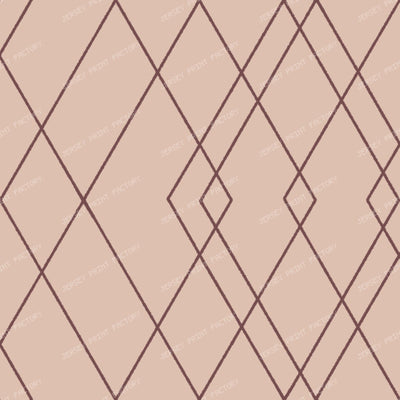 Art Deco Dimond Windowpane Geometric in Blush pink and Burgundy