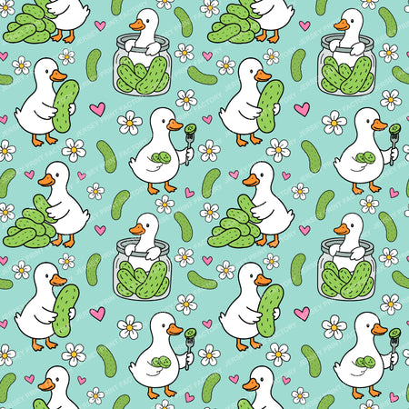 Silly Pickle Goose  In Blue