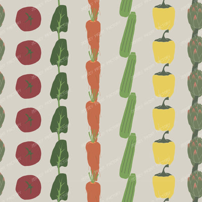 Mediterranean Garden Row Stripe (L)