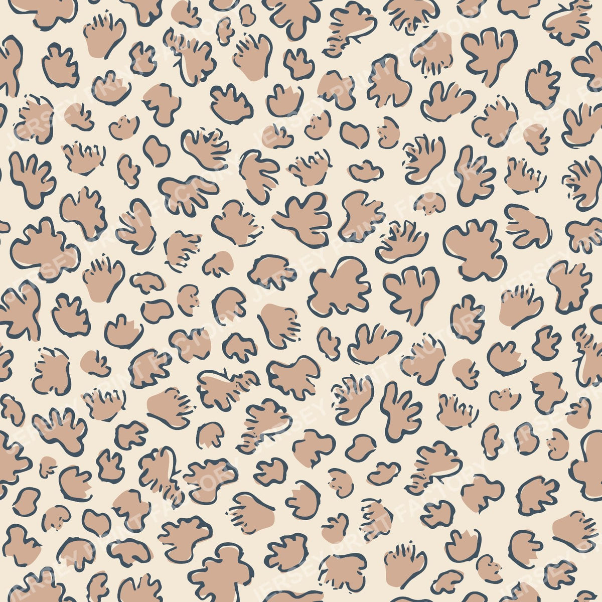 Abstract Petal Terrazzo Terracotta