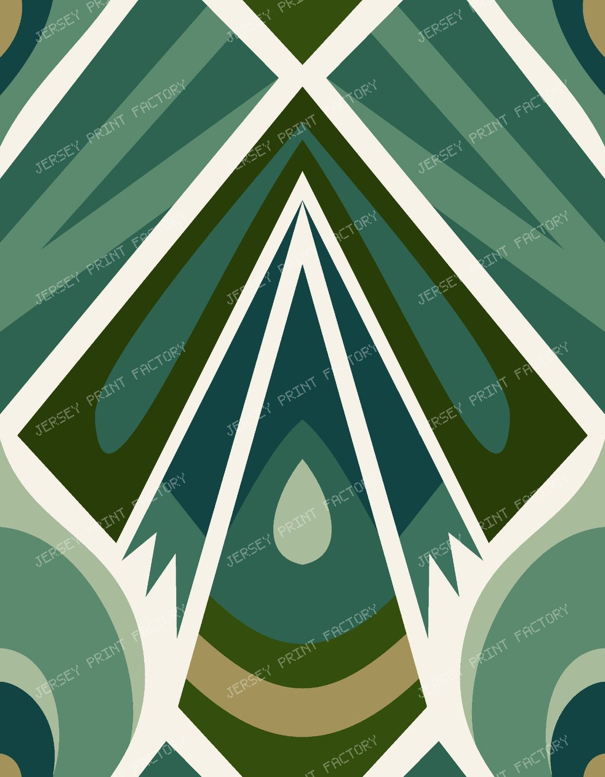Peacock Green Deco