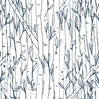 Bamboo Forest in blue green