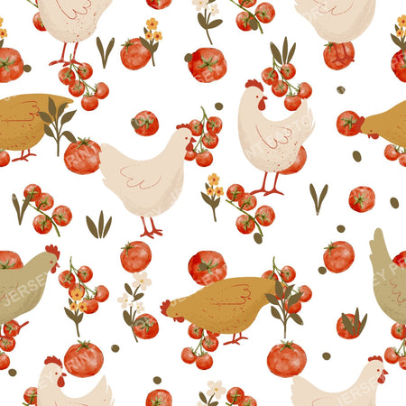 2026 PJP 100 — 89 Everyone loves Chickens! - White
