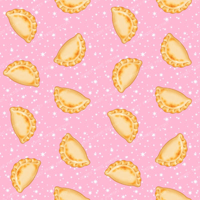 Large Galaxy Pierogi Dumplings On Pink