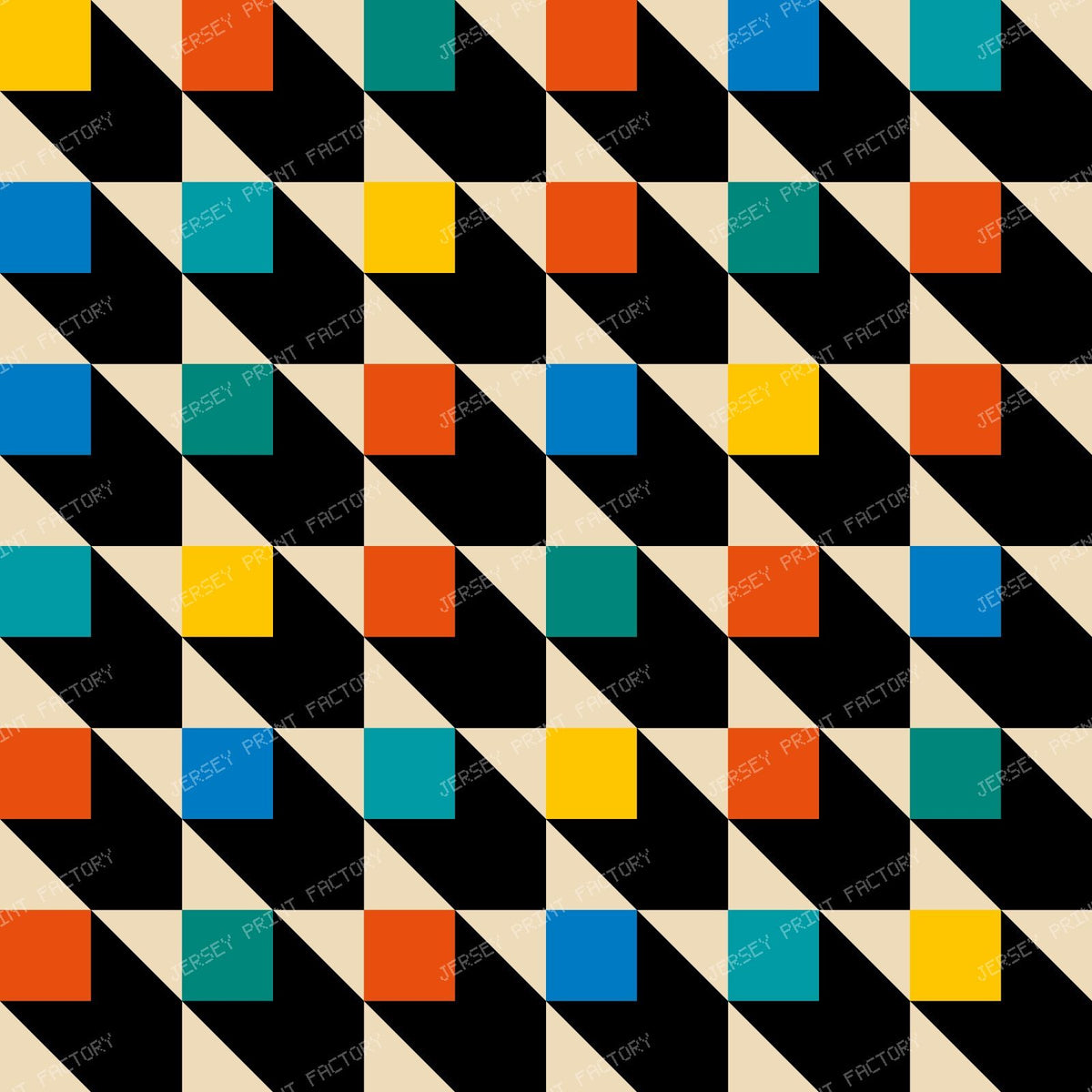 Colorful Squares, Pattern Of Cubes, Geometric Pattern, Box — Colorful 4
