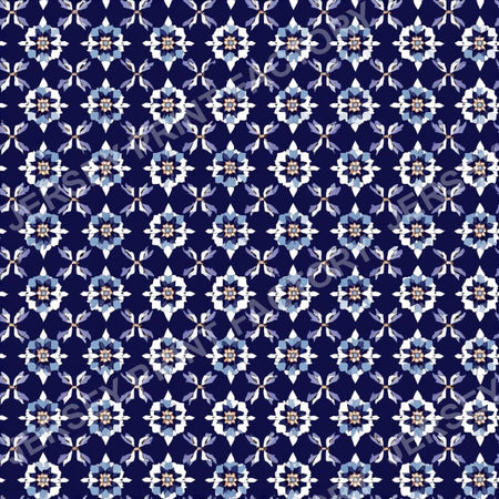 Geometric Tiles Blue
