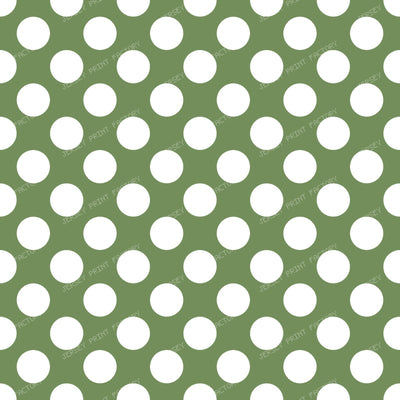 Polka Dots, Polka Dot Pattern, Black and White — Green 2