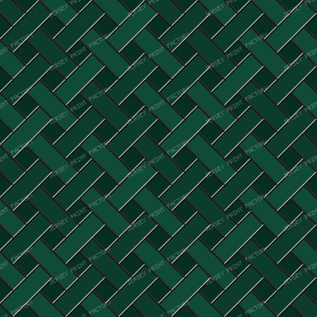 Pewter Stained Glass Weave — Moody Green
