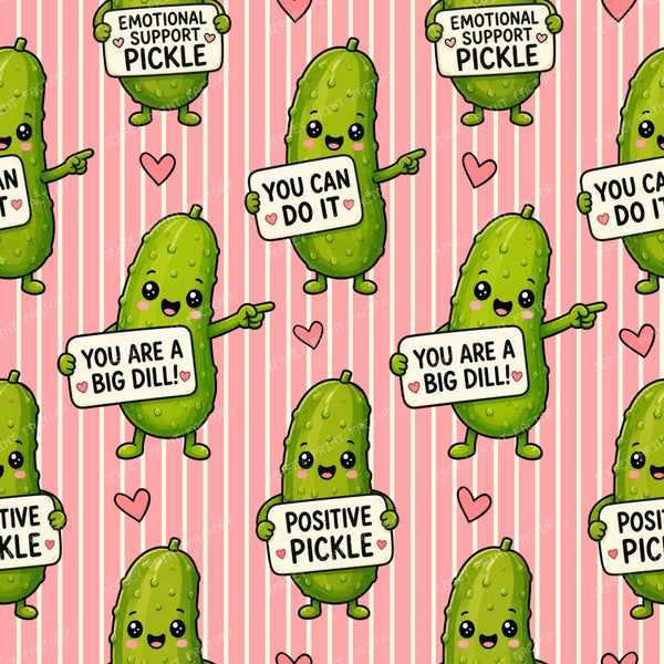 Emotional Support Pickles Pink