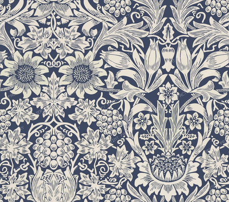 William Morris Sunflower Blue