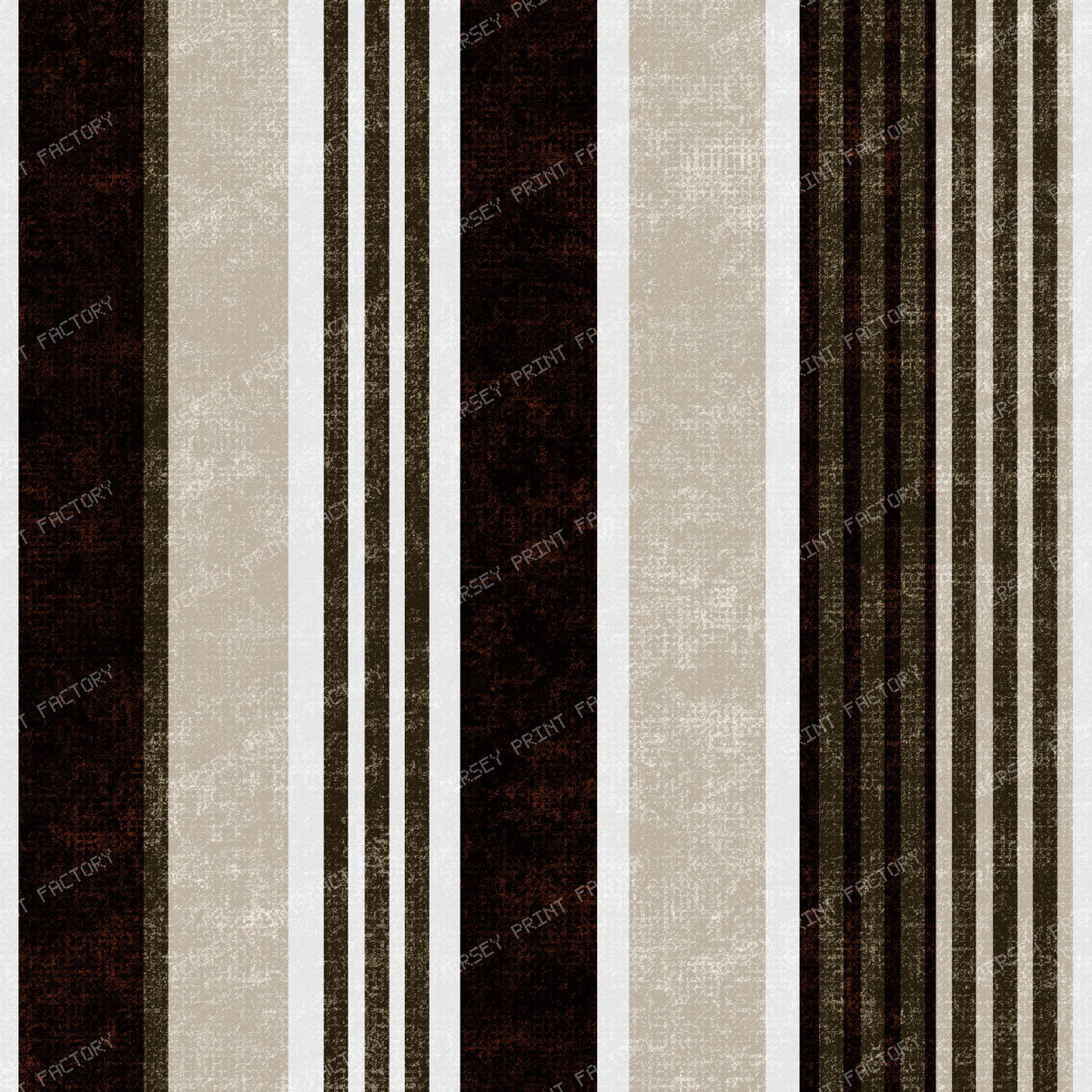 Ticking Stripe — Charcoal Black