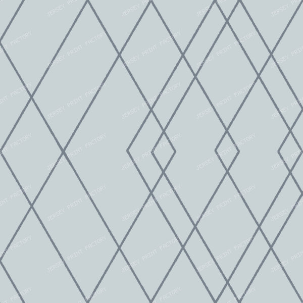 Art Deco Dimond Windowpane Geometric in Dusty Blue