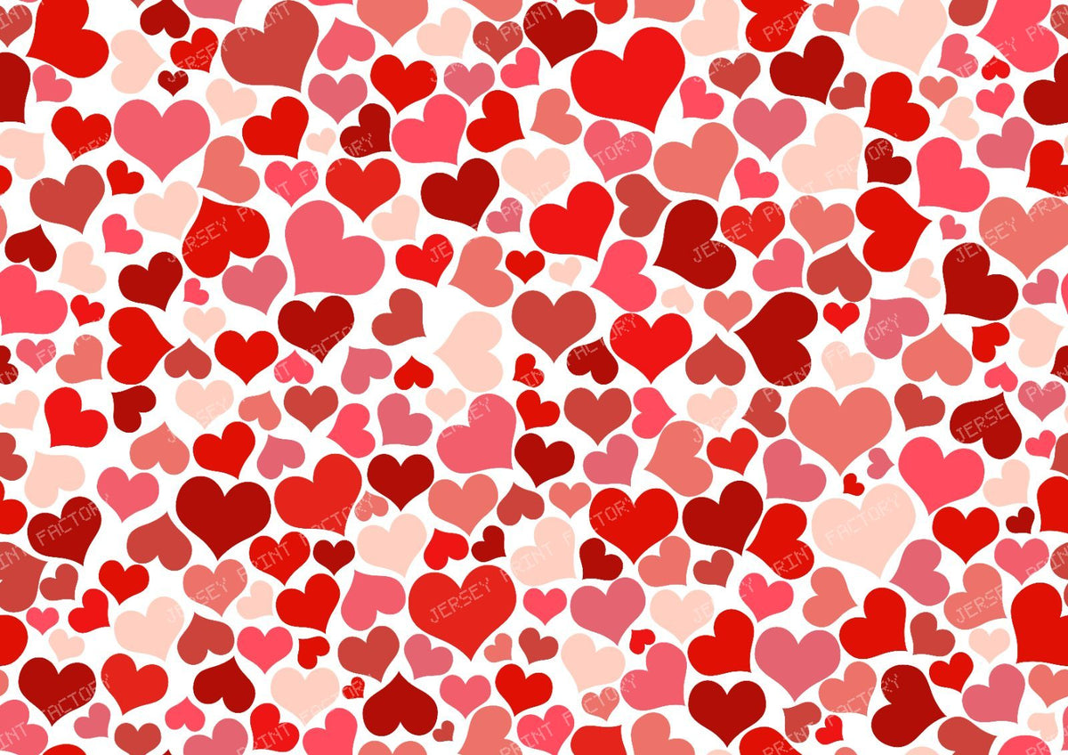 Pattern Of Hearts, Red Hearts, Love