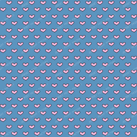 Pattern Of Hearts, Pink Hearts, Love, Valentine'S Day