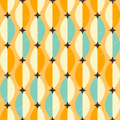 MCM Almonds and Stars Duotone Lattice Sherbet