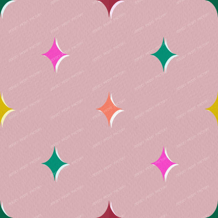 Colourful sparkle stars on Purple — Pink