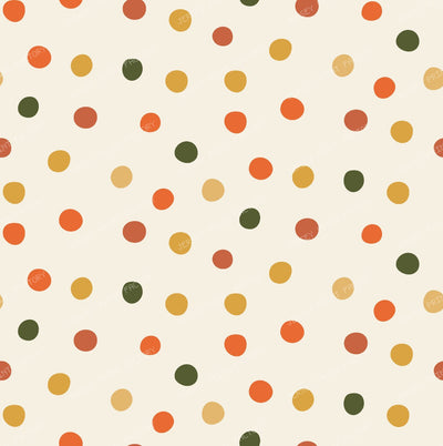Earthy Boho Polka Dot