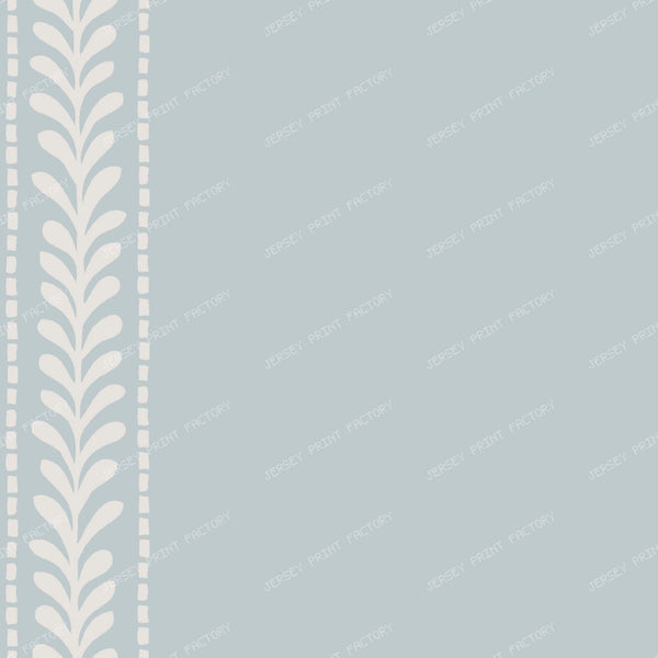 Eira   Spaced Stripe Leaf   Dark Blue — Soft Blue