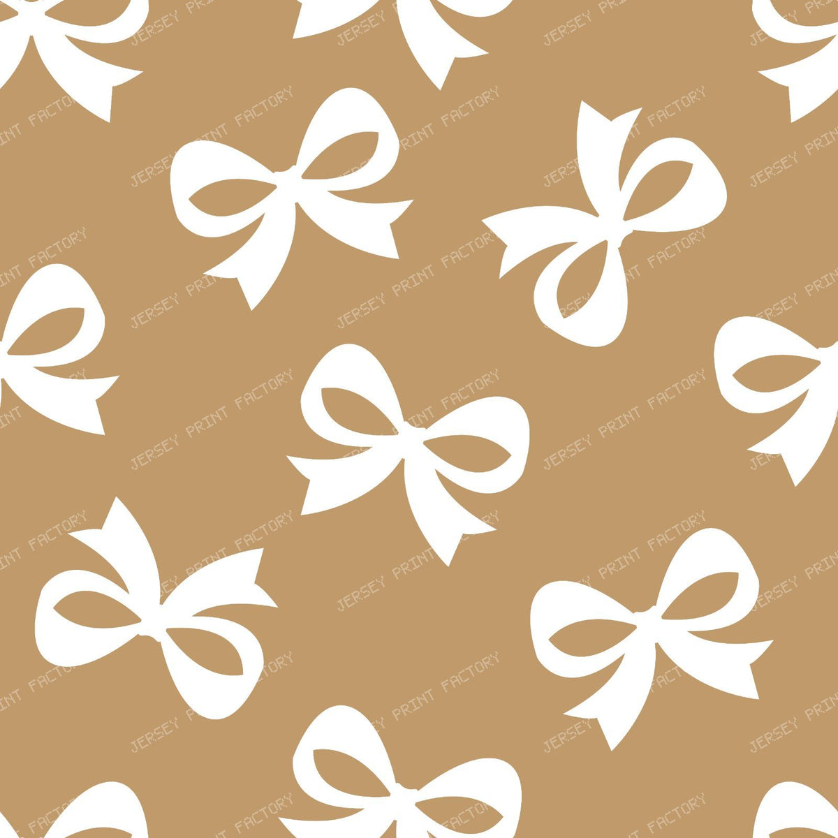 Bow Pattern, Coquette Bow, Ribbon Bow, Cute Bow, White Bow, Black — Brown 1
