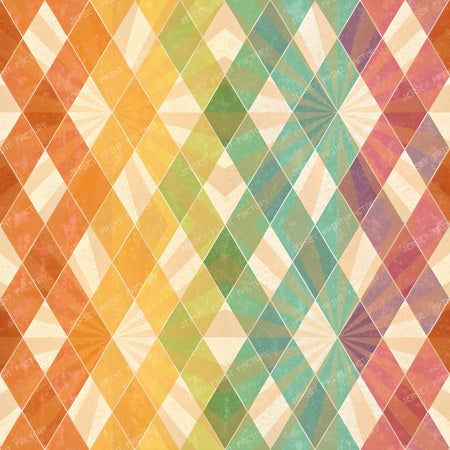 2026 PJP 100 — 18 Ombre Harlequin Diamond Lattice Starburst - Soft Rainbow Pastel