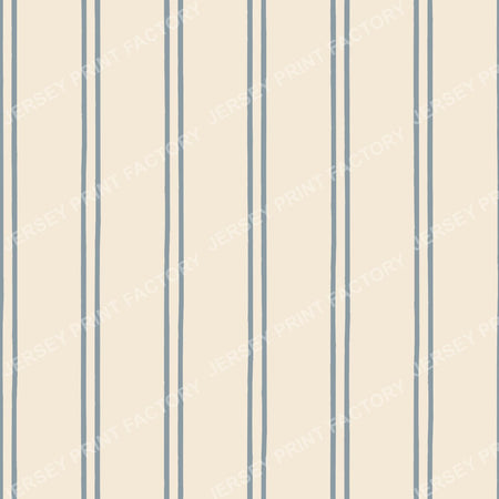 Hand Drawn Farmhouse Stripes — Desert Sand & Dusty Blue