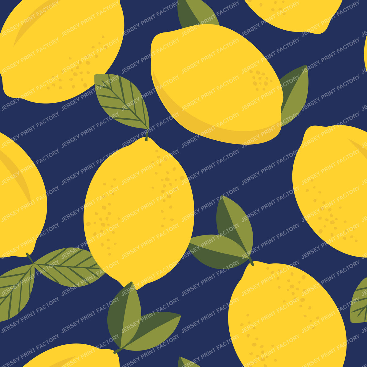 Amalfi Lemon Toss in Navy Blue  Update