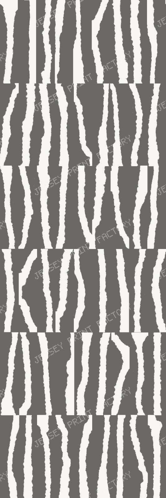 Cool Mist Blue Irregular Stripes- Organic Modern — Charcoal Gray Irregular Stripes