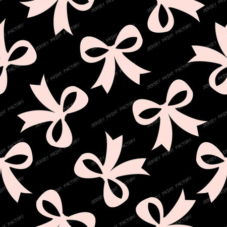 Bow Pattern, Coquette Bow, Ribbon, Cute Bow, White Bow, Black — Pink and Black 2