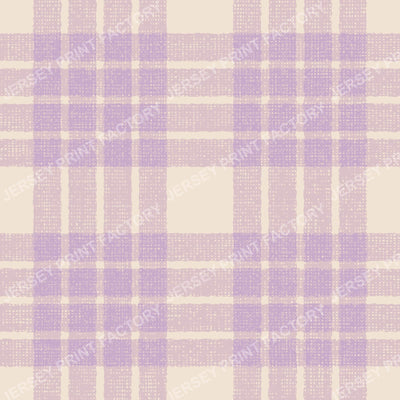 Plaid Pastel Vintage Pattern. Soft Retro Checkered Design. Lavender