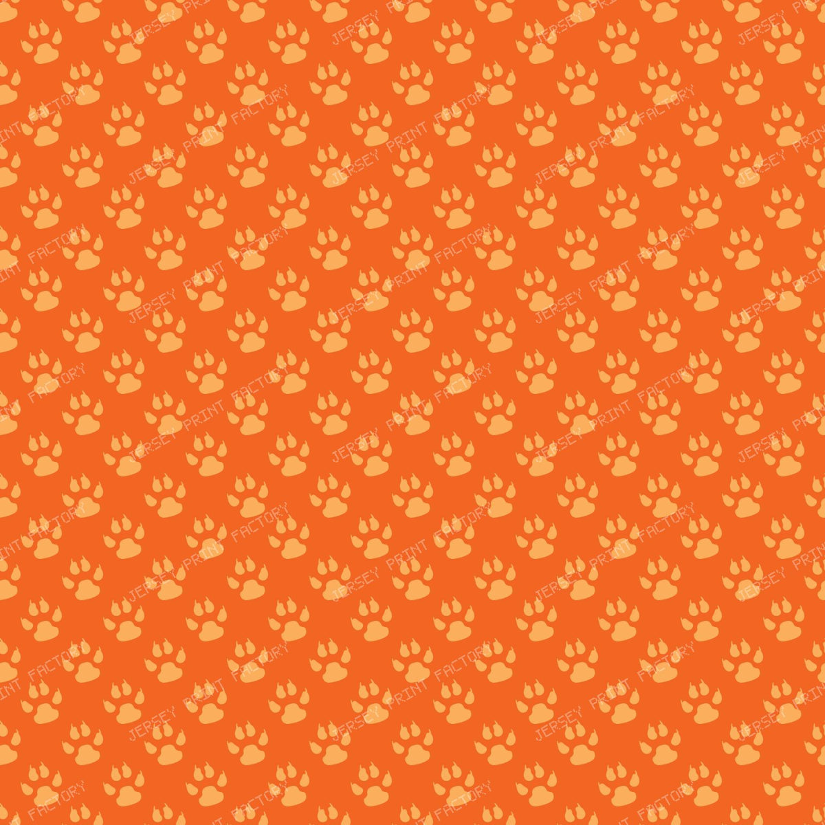 Green Paws, Dog Paws, Pattern Of Paws, Animal Paws — Orange