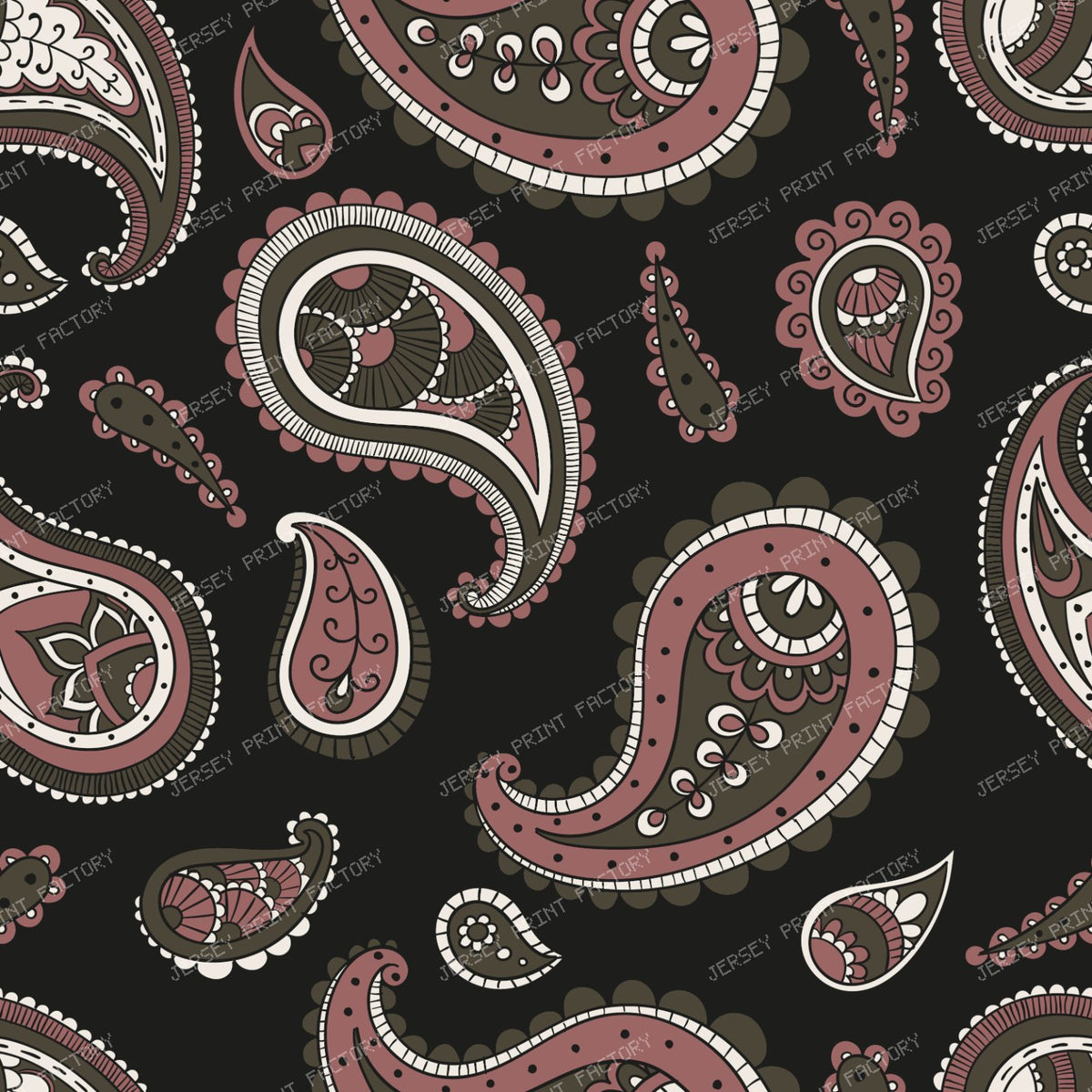 Blue Paisley, Persian Paisley, Paisley Pattern — Colorful 3
