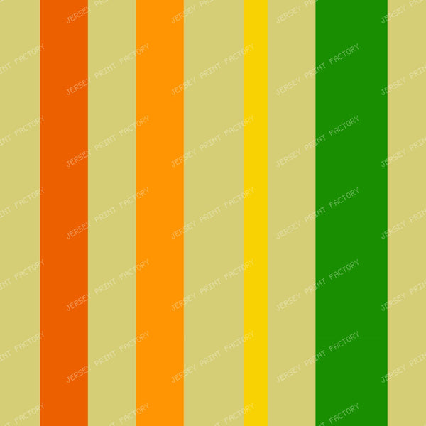 Mediterranean Oranges Stripes