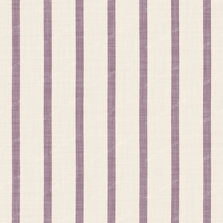 Cabana Stripes Classic Organic Modern - Sage Green on Cream — Lilac Lavender on Cream