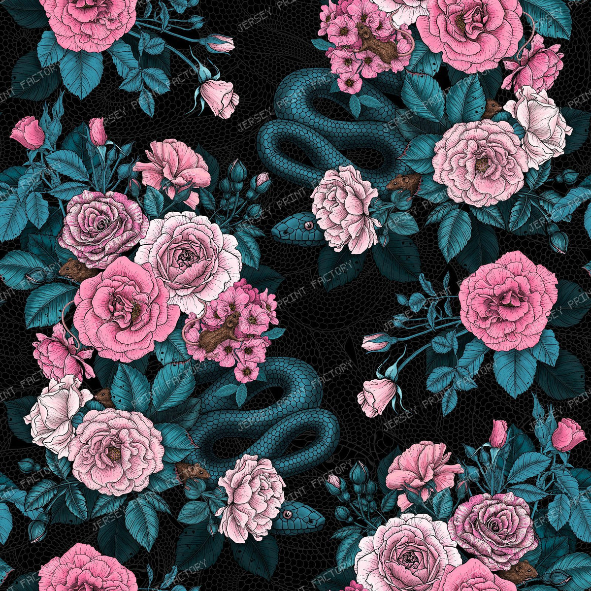Hidden in the roses
