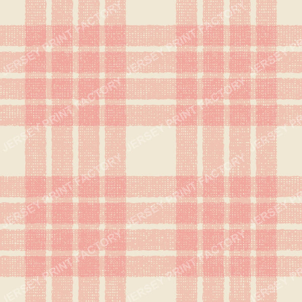 Plaid Pastel Vintage Pattern. Soft Retro Checkered Design. Pink
