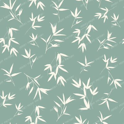 Bamboo Leaves on sea green