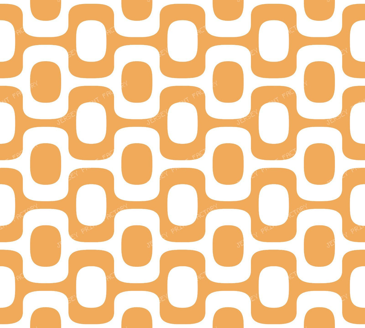 Black and White Ipanema Pattern, Ipanema Sidewalk, Beach Pattern — Orange 1
