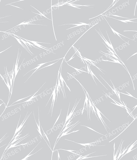 Sway - Soft Neutral Grass Pattern for Calm Modern Projects - Fog