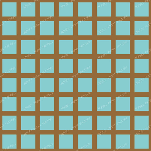 brown and teal grid 1