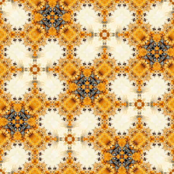 Rocky Mountain Bees And  Flowers